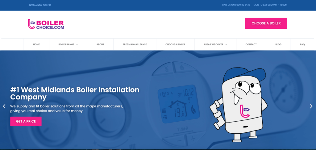 Boiler choice seo case study